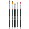 Professional Acrylic Nails Art 3D Flower Round Acrylic 5pcs Set Nail Fingernail Brush