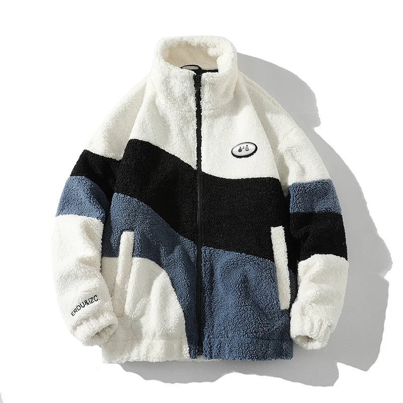 2025 Winter Wear Sherpa Fleece Jacket Men Long Winter Micro Polar Fleece Men's Jacket