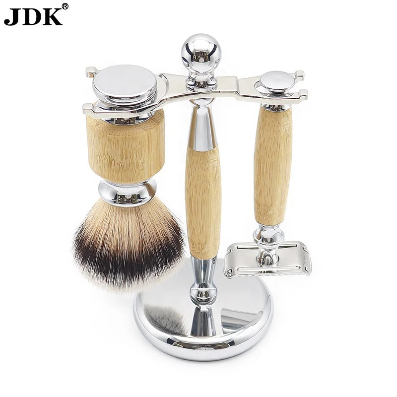 JDK 3in1 Professional Men Shaving Tool Kit Shaving Safety Razor Set for Men