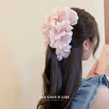 Acrylic Mesh Bow Multi-layer Hairpin Bow Hair Clip Cute Hair Claw Back of the Head Headwear Girls Hair Accessories