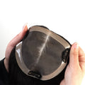 100% Unprocessed European Remy Women Human Hair Topper Silk Base Hair Topper Women Hair Topper