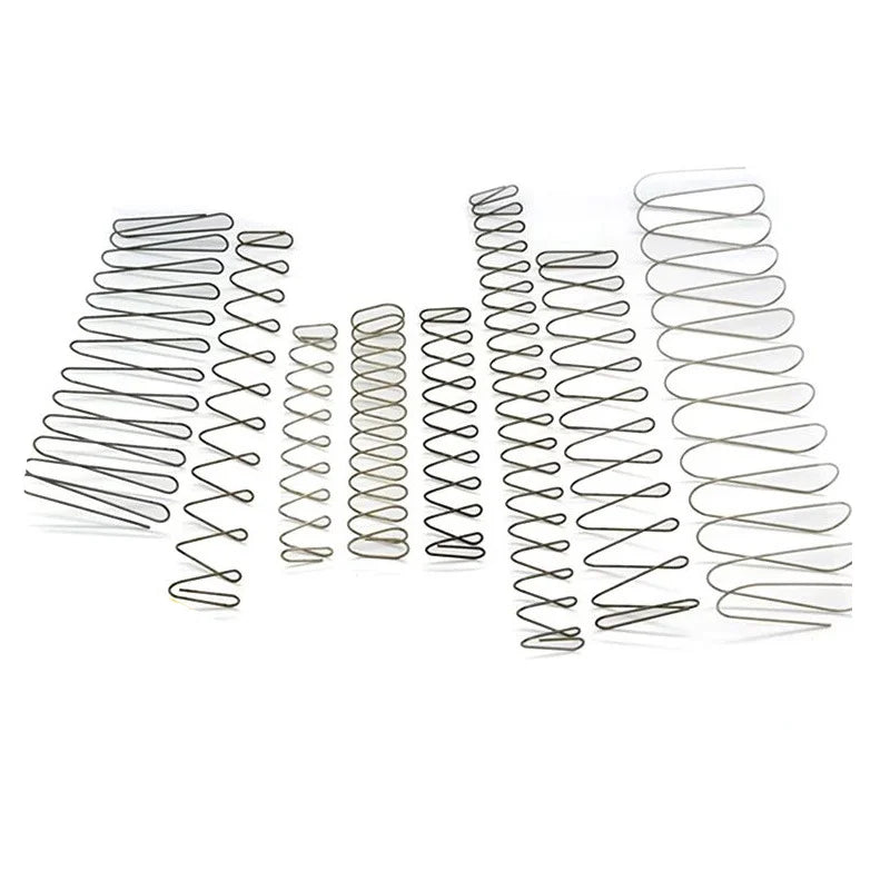 Diverse Collection of Handcrafted Steel Coil Springs Custom Magazine and Toy Springs Flat and Rectangular Design