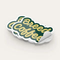 Customized Printed Logo  Waterproof Die Cutting Vinyl Label Sticker Pack Shiny Self Adhesive Sheet for Gift