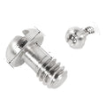 Bolts Manufacturers Customized Special Quick Release Plate Screws  UNC 1/4"  Camera Screw Slotted Round Head Self Tapping Screw