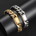 VEROMCA Custom Mens Fashion 18K Stainless Steel Logo Bracelet Stylish Chain  Link Jewelry