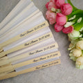 Ready to Ship Wholesale Luxury GIFTS Customized Guest Gifts Spain Wooden Folding Fan Abanico