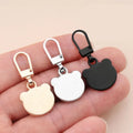High Quality Replacement Detachable Repair Auto Lock Nickel-Free Bear Head Metal Zipper Sliders Accessories