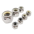 UNF 10# 1/4 5/16 3/8 7/16 1/2 304 A2-70 Galvanized Stainless Steel UK US Fine Thread Hex Nylon Insert Lock Nut Self-locking