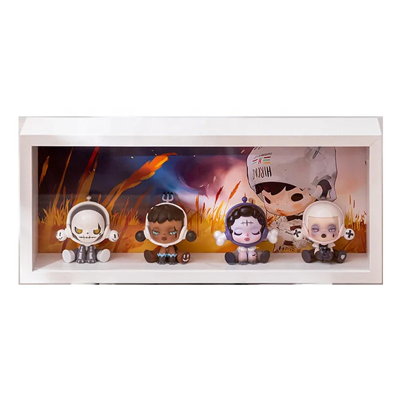 Custom 3D Deep MDF Photo Frame Customized Logo UV Printing Eco-Friendly Glass Shadow Box for Home Decor Blind Box Toys Storage