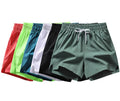 Men's Breathable Nylon Gym Shorts Casual  Anti-Wrinkle Sports Pockets Drawstring Quick Dry Running Shorts