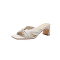 Thick Heel Cross Strap Sandals Women's Sandals Summer New Soft Leather square Toe Summer Fashion Design Wedge Heel Lady Sandals