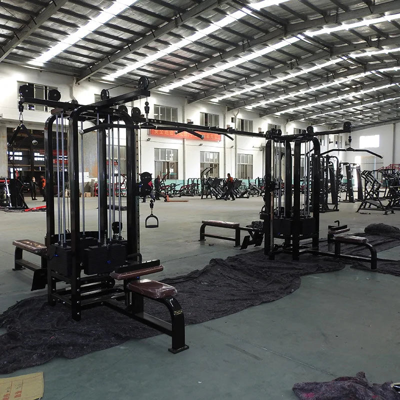 8 Station Cable Crossover Machine XR9951 Low Price Gym Equipment on Special Sale Steel Smith Rack for Leg Chest Back Exercise