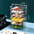 Hot-selling Non-perforated Multifunction PET Plastic Household Vegetable Storage Rack Layered Wall-mounted Side Dish