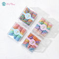 B.PHNE New Arrivals 30pcs/box Kids Hair Accessories Candy Color Scrunchie Holder Hair Tie Sets Elastic Hair Bands