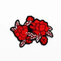Halberd Velvet Embroidery Flower Cloth Patch Badge Custom Embroidery Patches Iron on Badge Embroidery Brooch 3d Patches