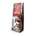 Custom Printed Powder Food Pouch Matt Flat Bottom Zipper Coffee Bean Packaging Bag