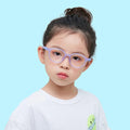 5118 Memory Silicone Adjustable Demountable Frame Blue Light Blocking Glasses Kids