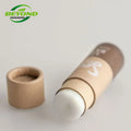 Eco Friendly Empty Deodorant Push up Containers Sunscreen Cosmetic  Paper Tube Biodegradable Kraft Lip Balm Tube Antiperspirant