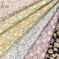 Hot-selling   100%Cotton Fabric Soft Elegant Flower Group Printed Flowers Fresh Cloths Fabrics