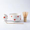 Custom Eco-Friendly Porcelain Matcha Whisk Set with Bowl Stirrer Holder-Japandi Design for Coffee & Tea