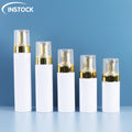 Instock 100ml 120ml 150ml 200ml 250ml PET Cosmetic Packaging Foam Pump Bottle with Press Cap for Soap Hand Dispenser