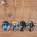 Top Quality Flash Labradorite Pendant Necklace