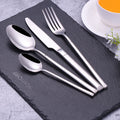 Sliver Stainless Steel Cutlery Set Portugal Knight Forks and Knives Set Stainless Steel