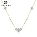 Wholesale Classic Fashion Designer Choker Necklace Moissanite Jewelry High-End 925 Sterling Silver Women's Jewelry