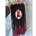 Synthetic Thick Soft Premium Fiber Dreads Sister Locs 80 Strands One Pack Full Head 20 Inches Ghana Crochet Braiding Hair