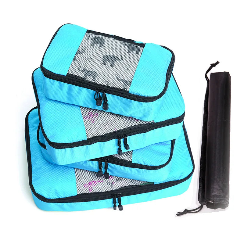 Acking Cubes for TravelTravel Cubes for Suitcase Lightweight Travel Essential Bag with Large Toiletries Bag for Clothes Shoes
