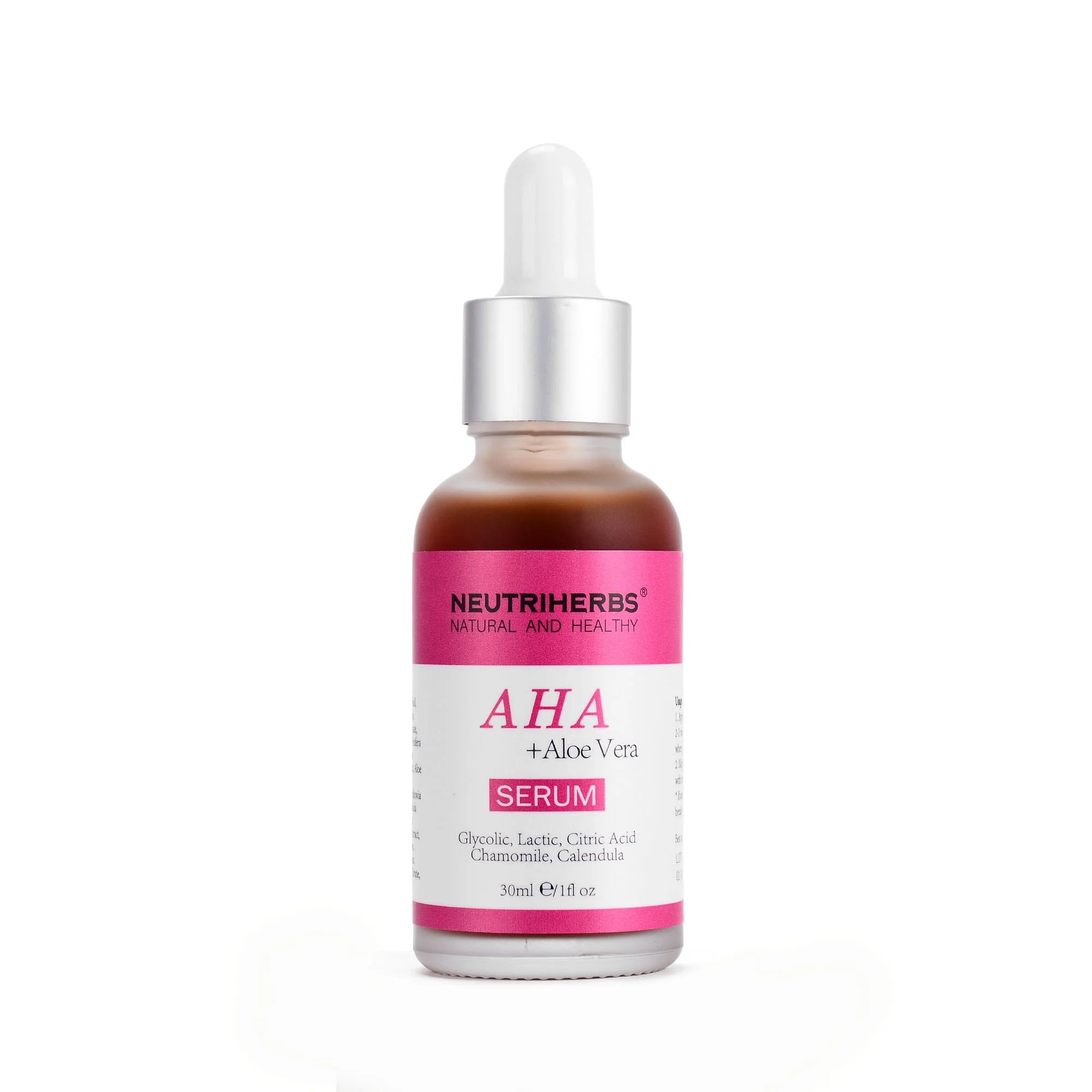 Neutriherbs Custom Logo Vegan Private Label Chamomile Calm Soothe Skin AHA Serum
