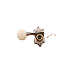 Guitar Tuning Machine Pegs Ivory Black Tuners
