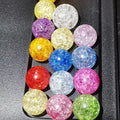 8-16MM Transparent Crack Burst Beads Kids DIY Bracelets Handmade Floral Color Bubble Gum Crushed Stone Ice Burst Beads