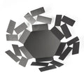 S-804Customize Home Decor Fruits Custom Tray Stainless Steel Brass Serving Storage Trays for Kitchen Outdoor Luxurious Food Tray