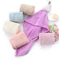 Factory Direct Microfiber Waffle Hair Towel Wrap Quick Drying Turban Bath Shower Head Towel With Buttons