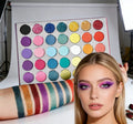 Hot Sale Long-Lasting Waterproof Metallic Luminous Shimmer Eye Shadow Wholesale Glitter Matte Colorful Powder Eye Shadow Palette