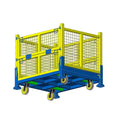 Heavy Duty Foldable Steel Mesh Wire Collapsible Stillage Cage OEM Cargo Storage Equipment for Warehouse Fencing Trellis Gates