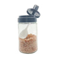 Spice Jar with Spoon  Storage Containers Multifunctional Application Glass Seasoning Jar with Spoon