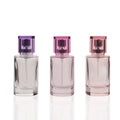 Top Hot Sale 30ml Round Cylinder Transparent Empty Luxury Perfume Spray Bottle Glass