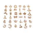 Owl Turtle Dolphin Heart Animal Accessory Brass Moon Micro Pave Zircon Gold Charm Bracelet Bulk Pendants Suppliers for Bracelets