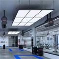 Modern LED Work Light for Auto Car Detailing Aluminum Panel Ceiling Light for Home Workshop and Garage