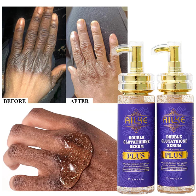 Private Label Natural Skin Lightener Knuckle Elbows Knee Brightening Vitamin C Glutathion Serum for Hands Age Dark Spots