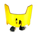 Universal Fit Chrome Mini Football Helmet Visor Eye Shield Mini Visor with Clips