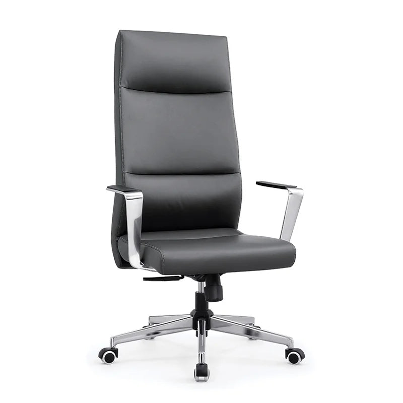 Classic Luxury Executive Reclining Modern Swivel Synthetic Leather Adjustable Height Office Chair