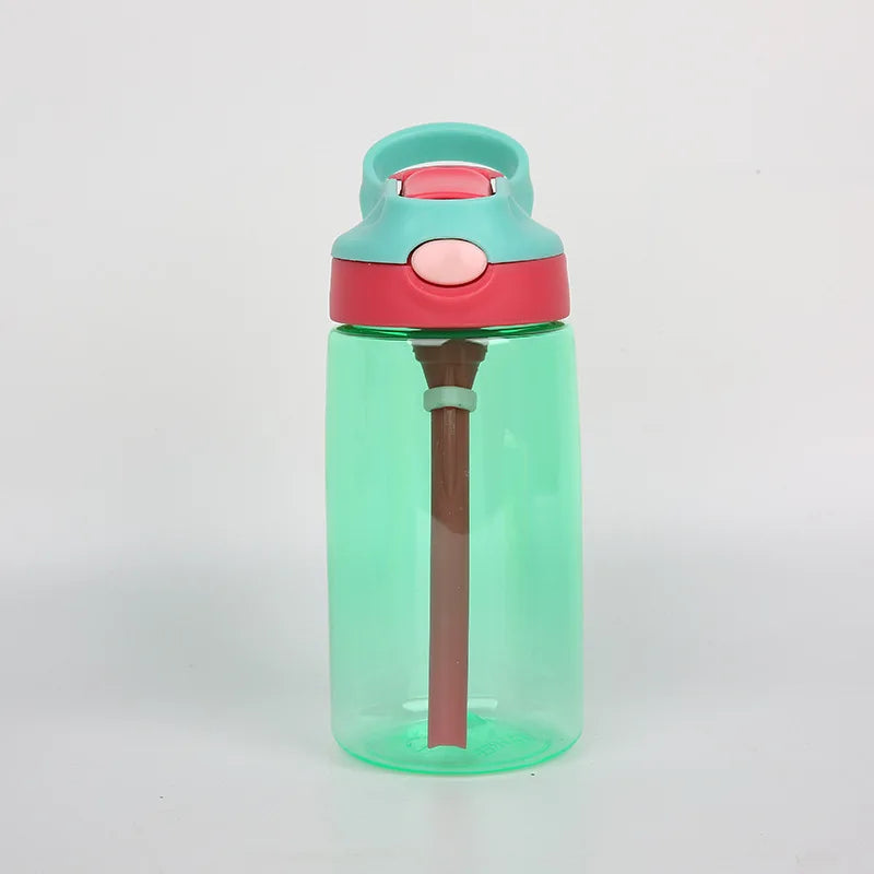 High Quality Pleochroic Cute Girls School Custom Logo Clear Reusable Neon Colorful Water Bottles