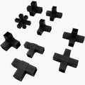 Customized Professional Plastic Tube Connectors 2Way 3Way 4Way 5Way Corner Connector for Square Pipe Fittings