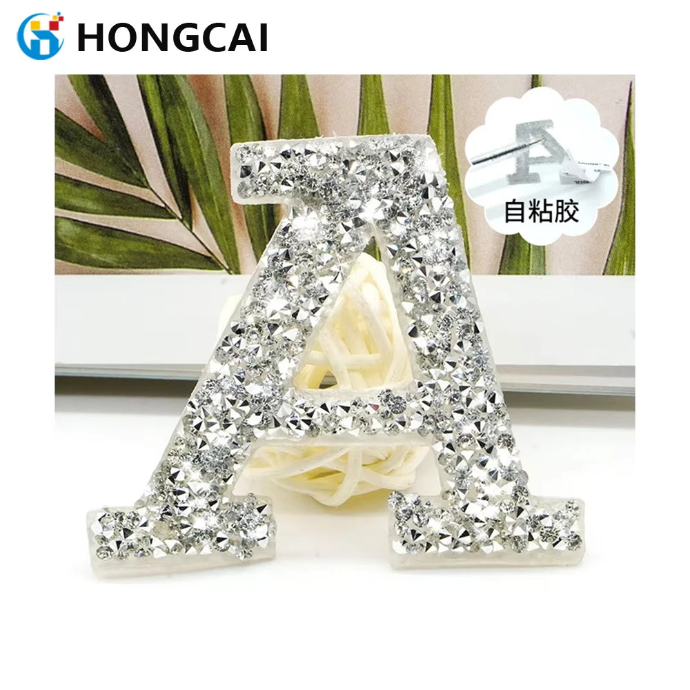 Fashion Personalized Flatback Crystal Beaded Fabric Bow Rhinestone Patch Sticker for Clothing Luggage Crystal Transfer Printing