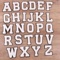 English Letter Patch Sticker Towel Embroidered Cloth Label Patch Clothing Accessories Embroidery Cloth Sticker
