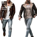 OEM ODM Winter Men Clothing Fashion Thick Warm Faux Fur Collar Windproof Jacket Coat