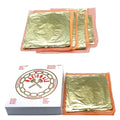 16x16cm Italian Imitation Gold Leaf Foil Sheets for Gilding Furniture Ceiling Home Decoration